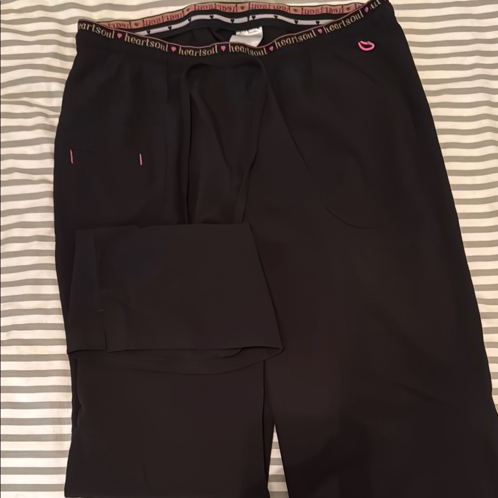 HeartSoul Women's Black scrub pants